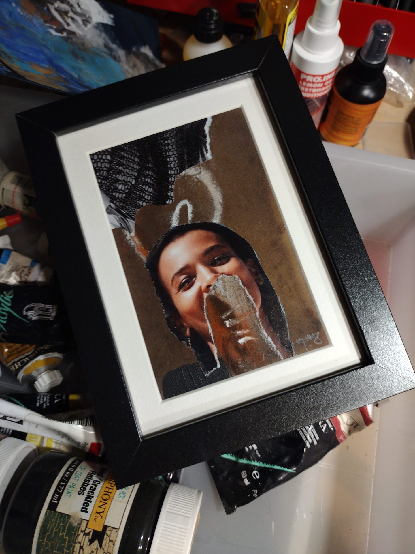 Inamorata 06, 2017, Collage on Paper, Joshua W Murray