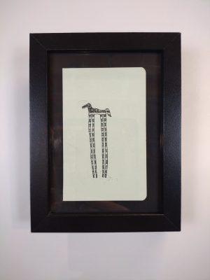 unguarded series high whores, 2011, graphite, pen, and ink, joshua w murray