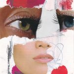 inamorata 05, 2017, collage on paper, joshua w murray newsletter